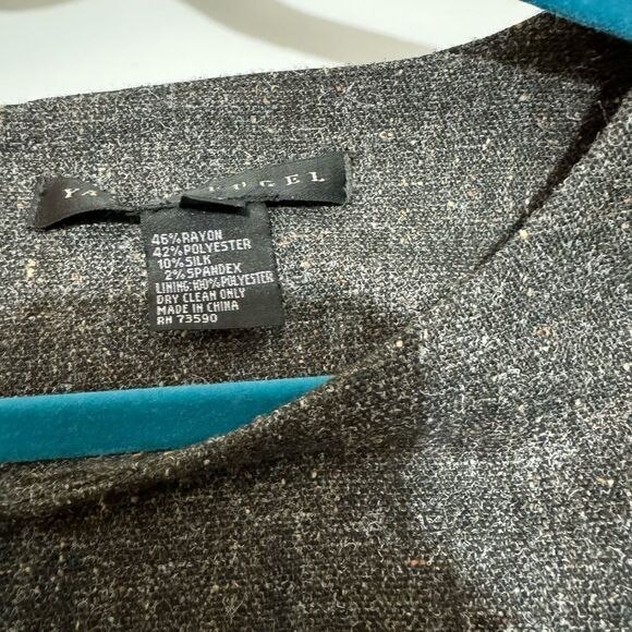 Yansi Fugel sleeveless Dress gray size 14 back zipper - Picture 8 of 8